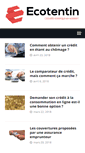 Mobile Screenshot of ecotentin.fr